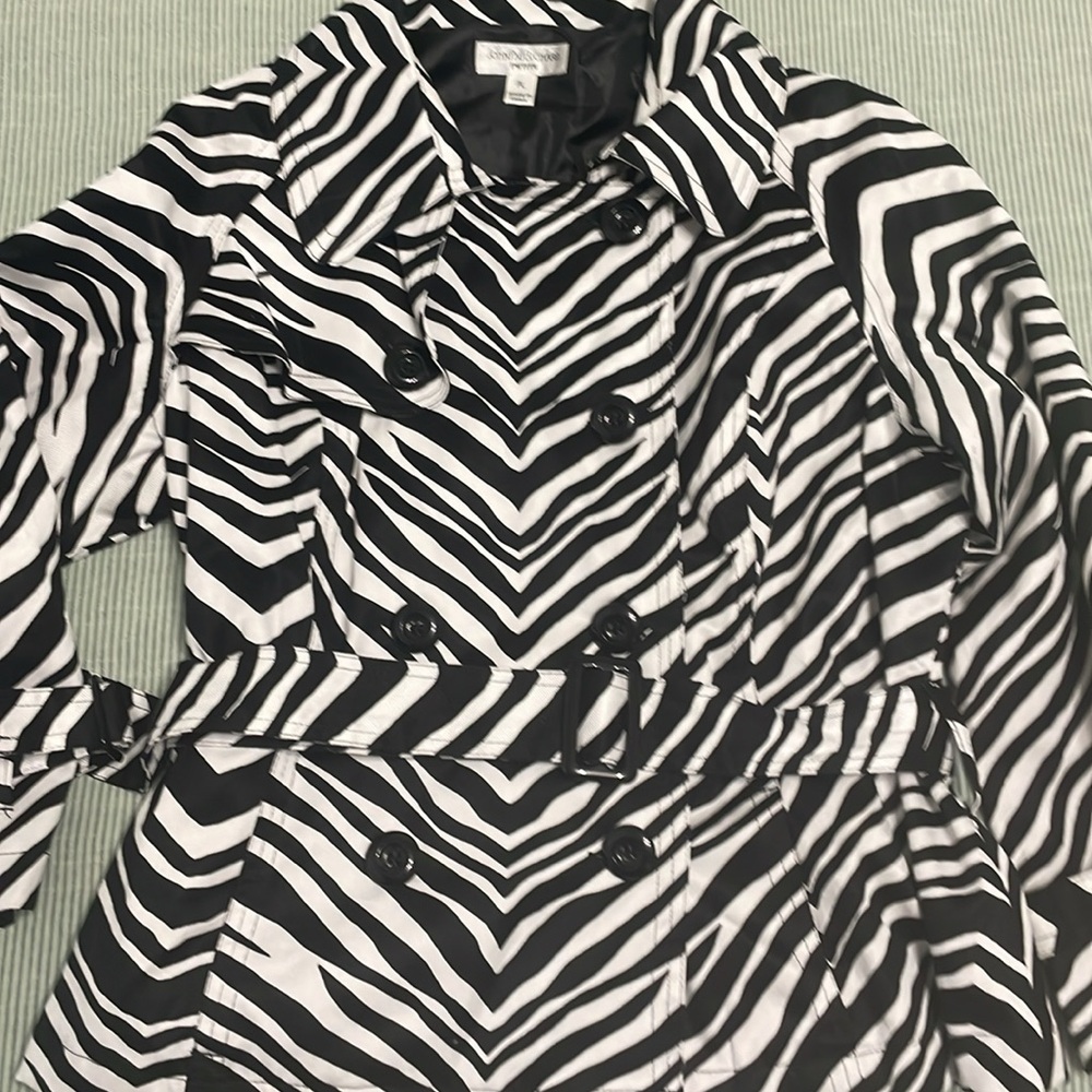 Zebra print jacket